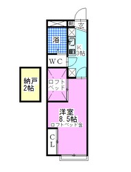 レオパレス梅花の物件間取画像